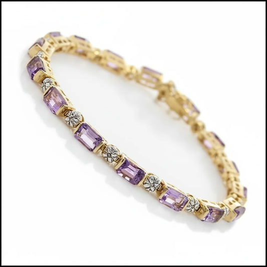 Violet Empress Amethyst Bracelet